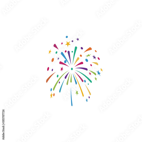 Fireworks Logo Template vector symbol