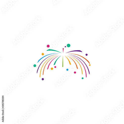 Fireworks Logo Template vector symbol