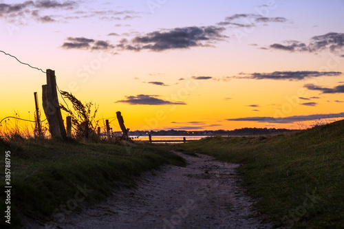 Sonnenaufgang am Wattenmeer auf der Insel Amrum © Rico Ködder