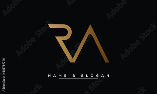 RA, AR, R, A  Abstract Letters Logo Monogram