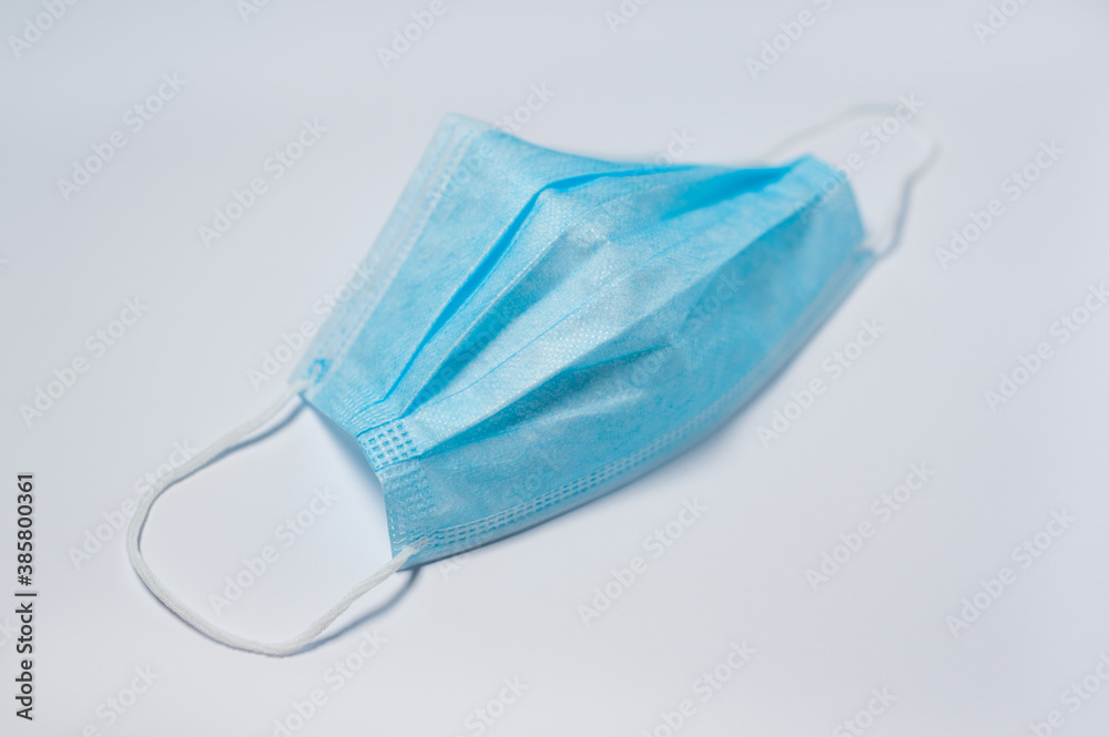 Medical protective face mask isolated on white background Medical protective face mask isolated on white background