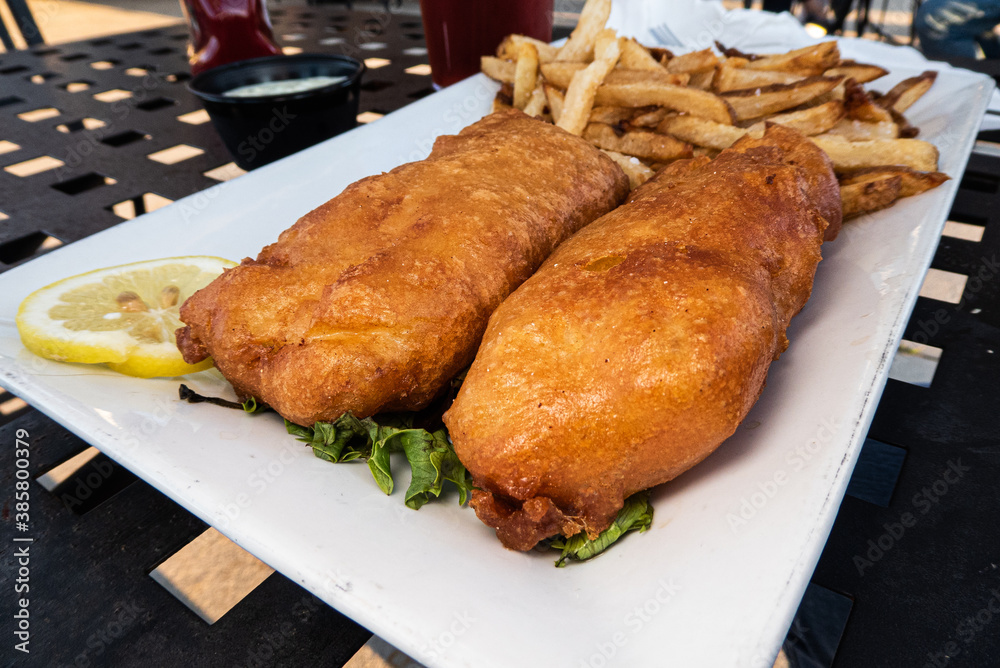 Fototapeta premium Fish and Chips
