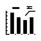 infographic work process glyph icon vector. infographic work process sign. isolated contour symbol black illustration