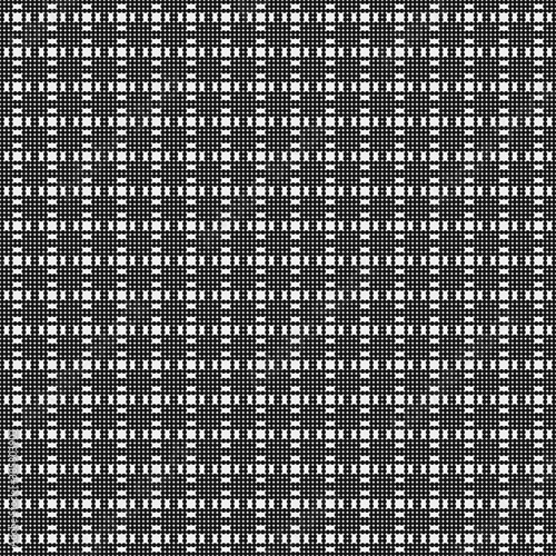 Abstract Cross Pattern Dots Logo generative computational art illustration