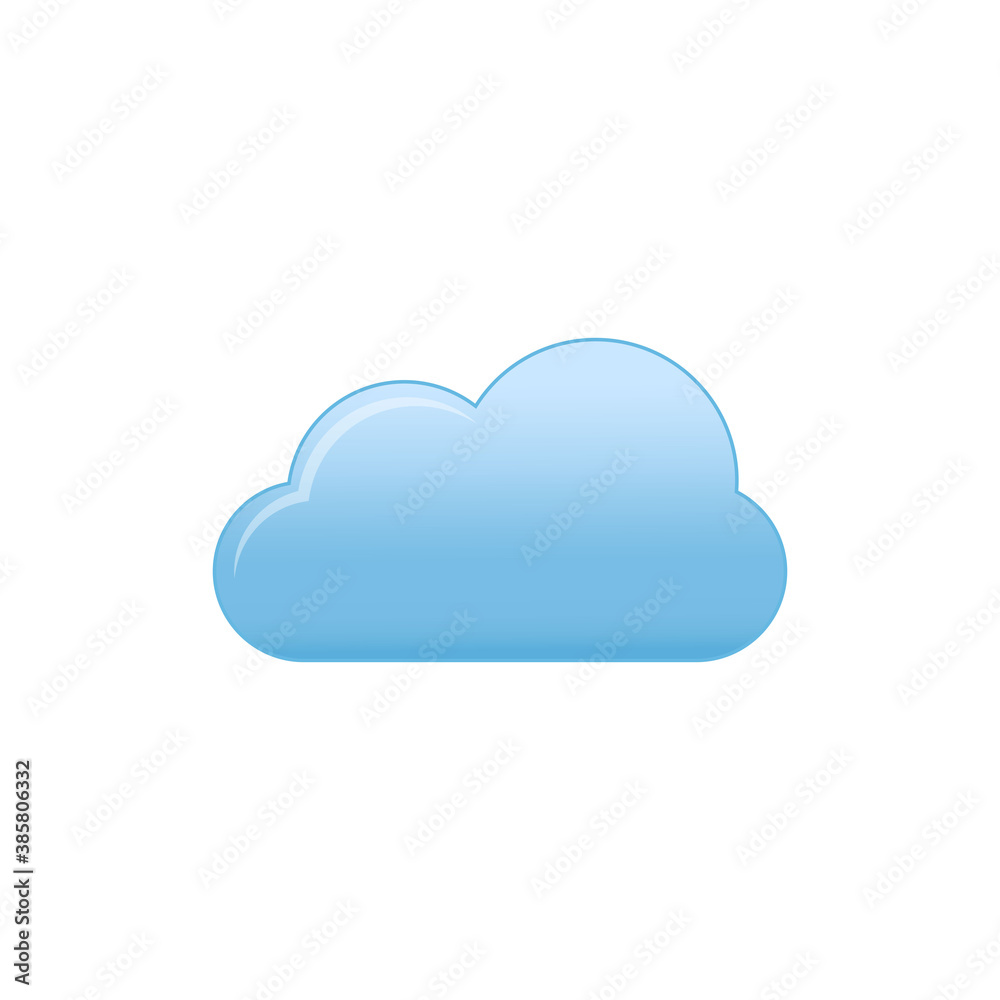 Cloud icon. Vector illustration Cloud icon. Vector illustration