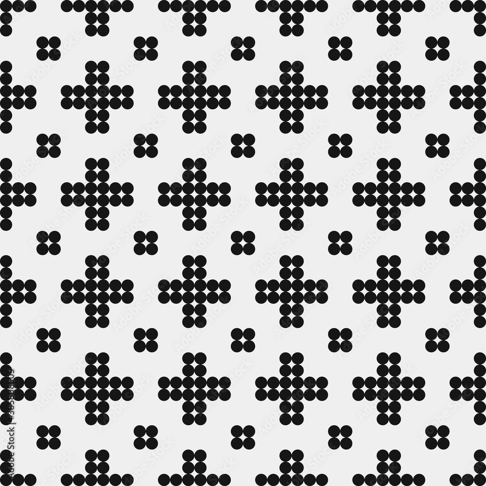 Abstract Cross Pattern Dots Logo generative computational art illustration Abstract Cross Pattern Dots Logo generative computational art illustration