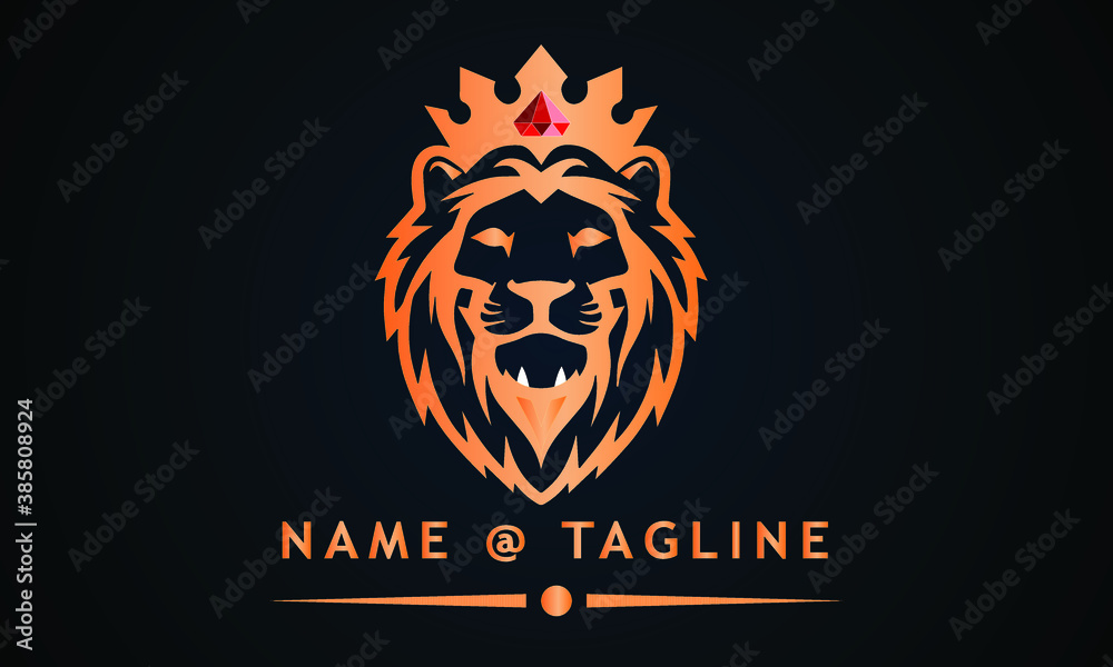 Lion logo Vector Illustration