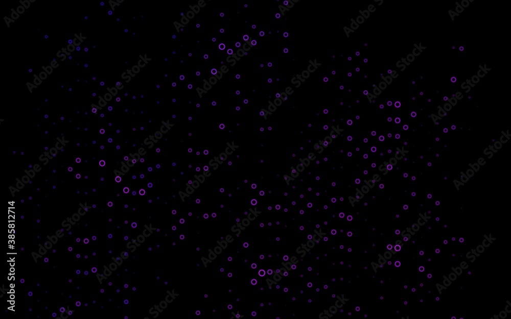 Light Purple vector template with circles.