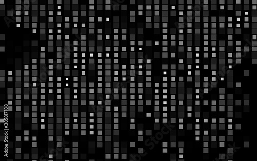 Dark Silver  Gray vector pattern in square style.