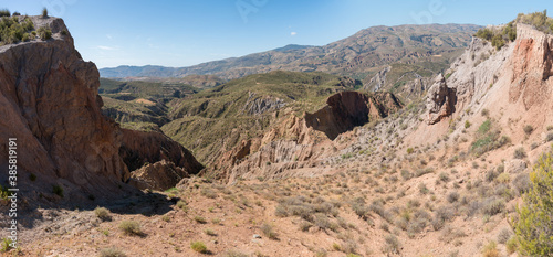 Mountainous landscape in southern Spain