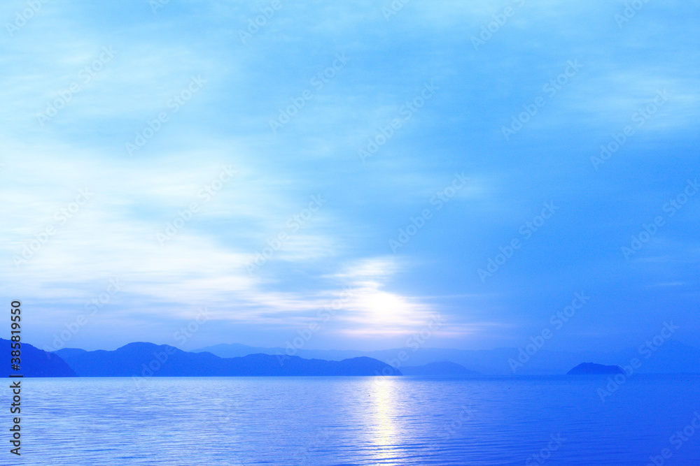 琵琶湖の朝