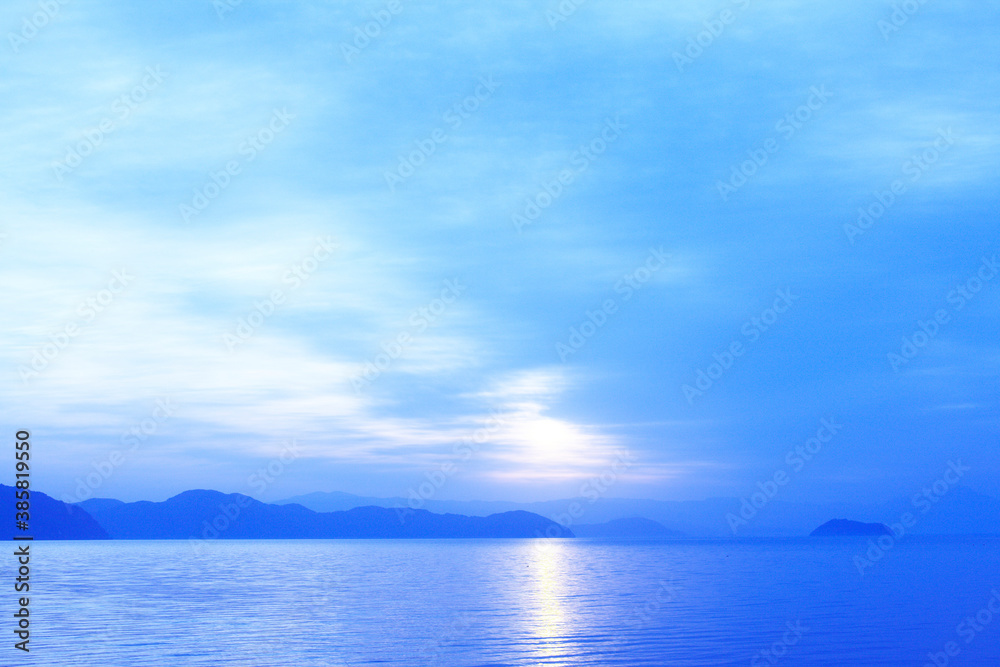 琵琶湖の朝 琵琶湖の朝