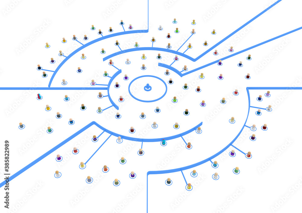 Cartoon Crowd System, Arc Hold Cartoon Crowd System, Arc Hold