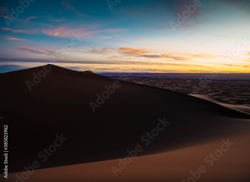 sunset over the desert © Dmitrii