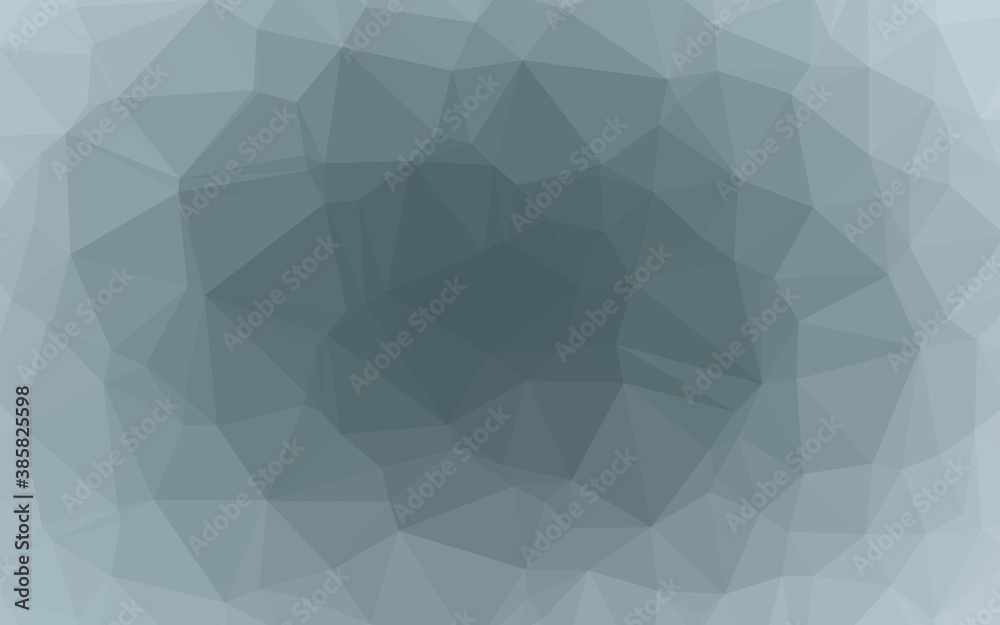 Light BLUE vector blurry triangle template.