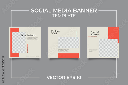 Minimal layout social media post template. Editable for banners, Promotion bloggers, designers, shop owners, and businesses. Social media template