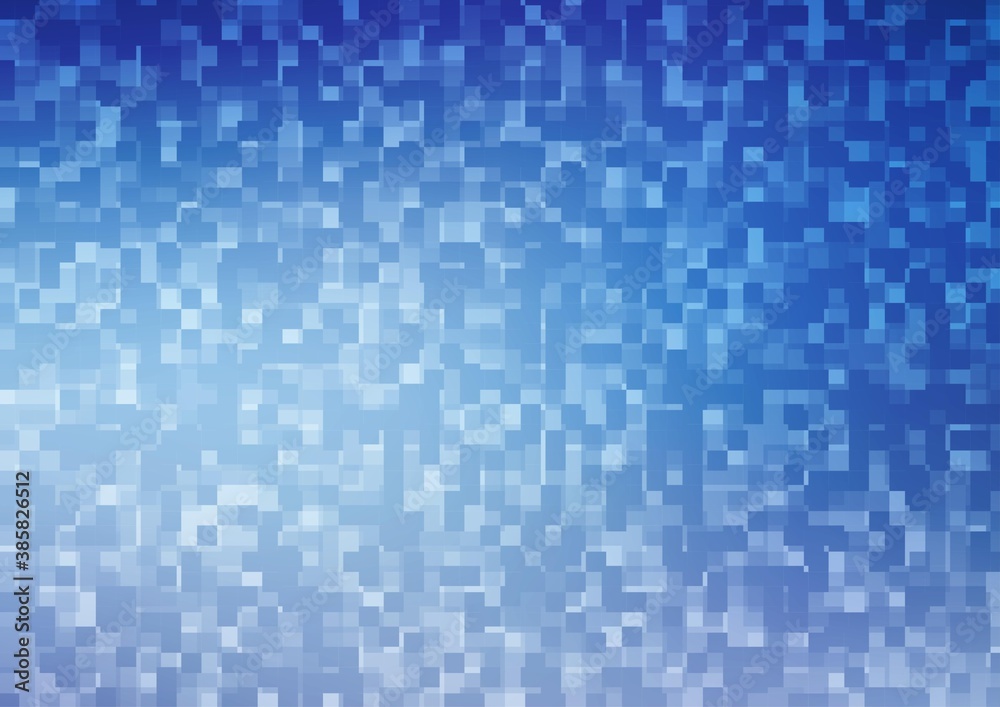 Light BLUE vector background with rectangles.