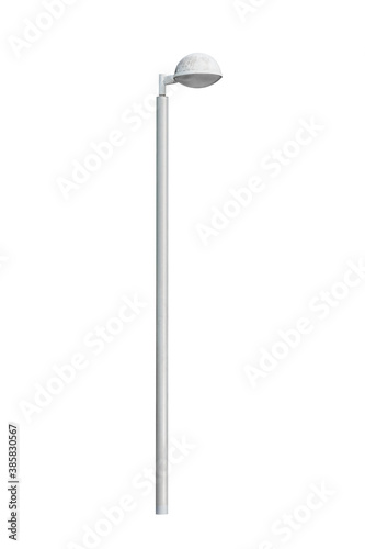 Εκτύπωση καμβά street lamp post isolated on white background