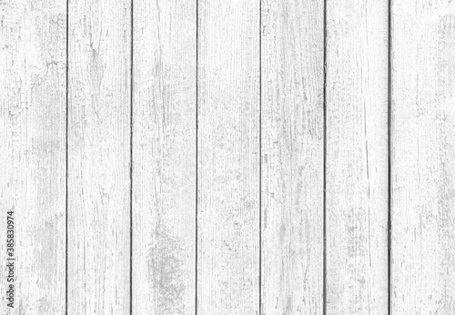 Wooden gray surface made of planks. Old retro background, top view. horizontal photo. High quality photo