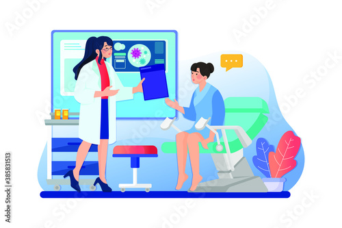 Healthcare & Medical Vector Illustration concept. Can use for web banner, infographics, hero images. Flat illustration isolated on white background. © freeslab