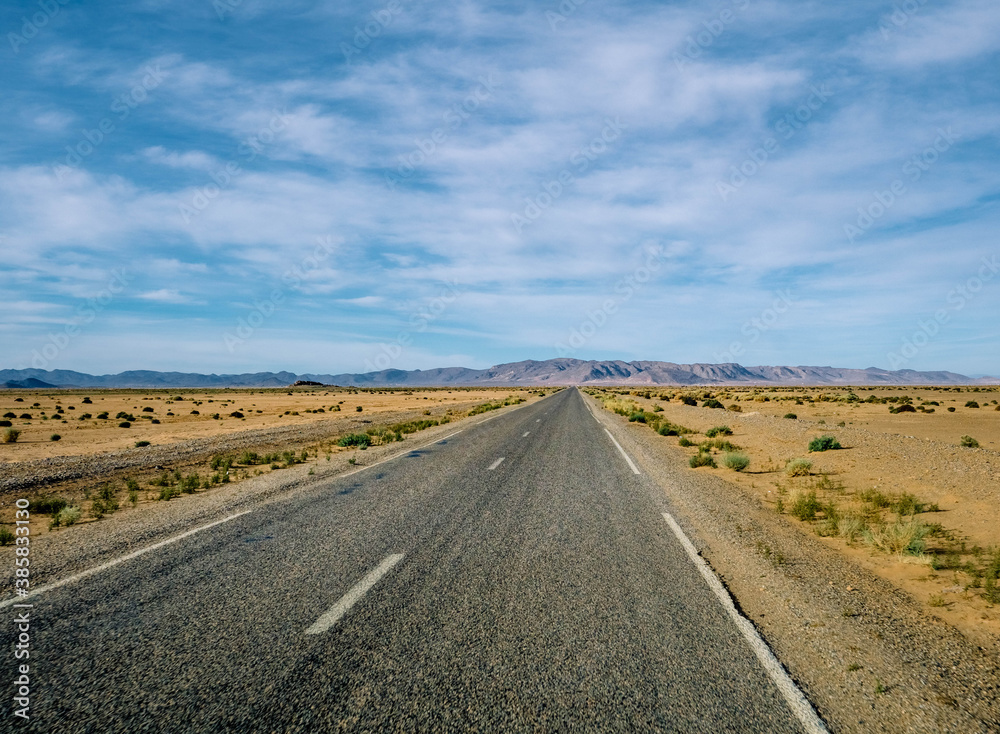 road in the desert