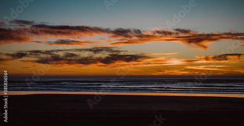 sunset at the beach