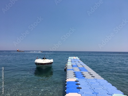 boat on the sea
