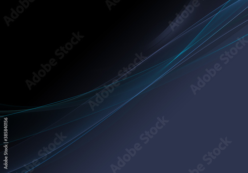 Abstract background waves. Black and navy blue abstract background for wallpaper or business card