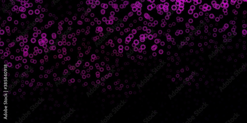 Dark pink vector backdrop with dots. Dark pink vector backdrop with dots.
