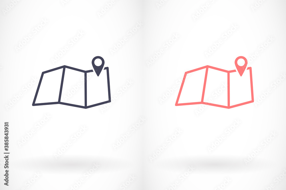 Map icon vector 10 EPS. lorem ipsum Flat Design JPG Map icon vector 10 EPS. lorem ipsum Flat Design JPG