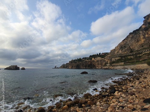 beach and rocks © Andrew