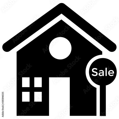 
A glyph icon image denoting billboard 
