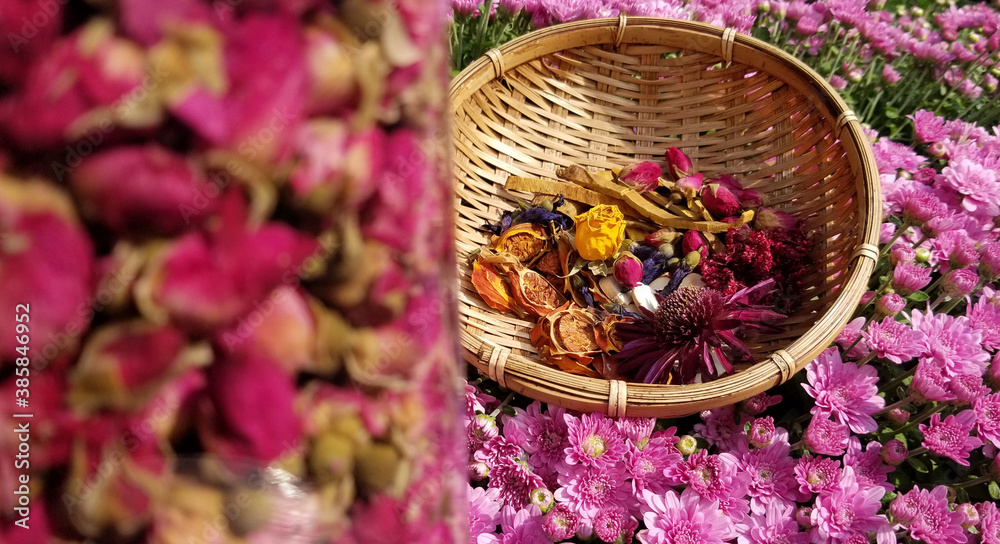 basket of lavender basket of lavender