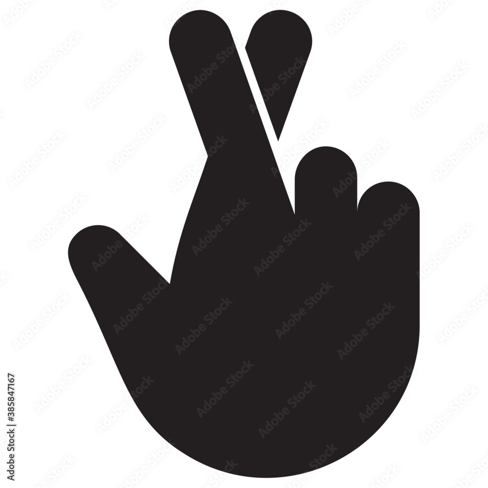 Crossing middle finger and index finger gesture of lets hope
Crossing middle finger and index finger gesture of lets hope