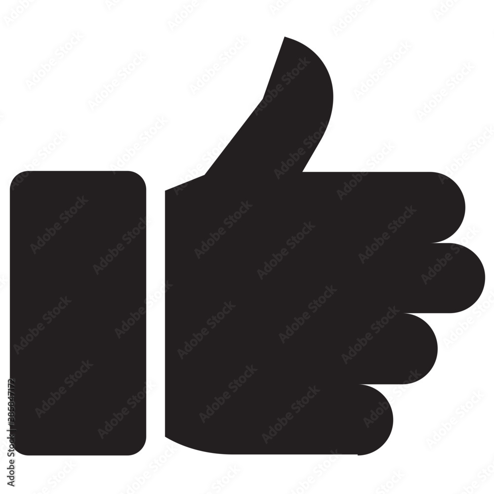 Thumb up hand gesture for likness and encouragement
Thumb up hand gesture for likness and encouragement