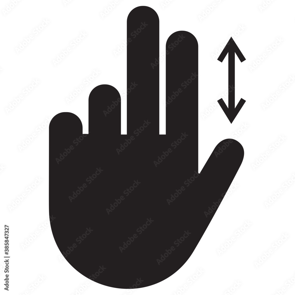 Two fingers of right hand pointing upward meaning
Two fingers of right hand pointing upward meaning
