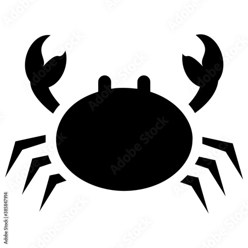
A sea animal having small legs depicting crab
