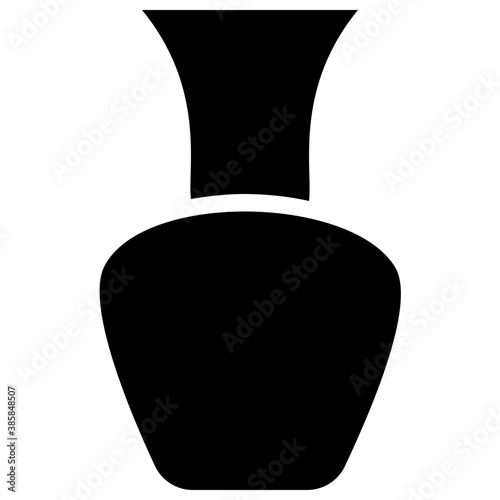 
Vase made of mud and ceramic known as ceramic vessel
