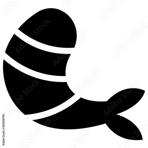 
An animal lives in the ocean having fins, fish 
