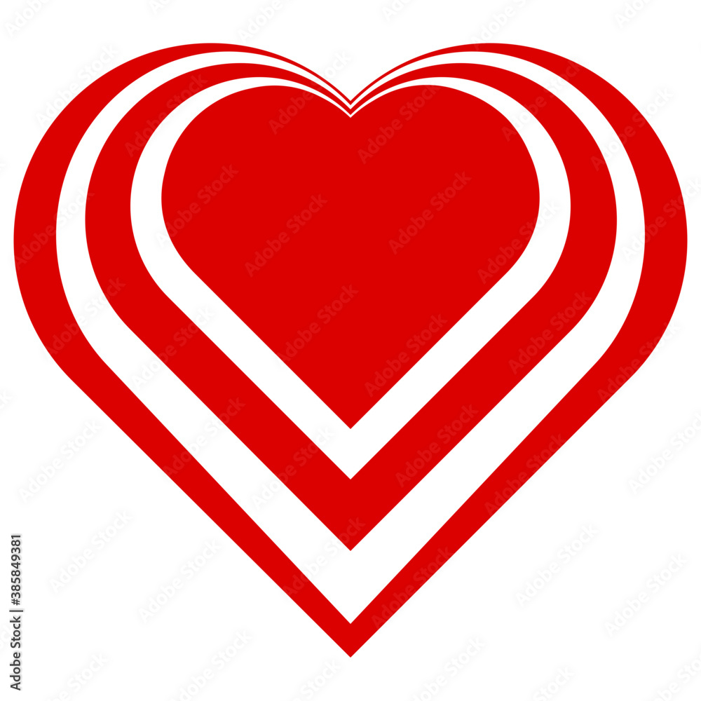 Red color of beautiful heart is the symbol of love
Red color of beautiful heart is the symbol of love