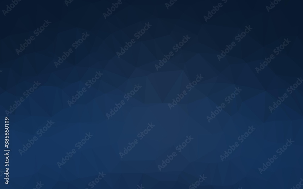 Dark BLUE vector polygonal background. Dark BLUE vector polygonal background.