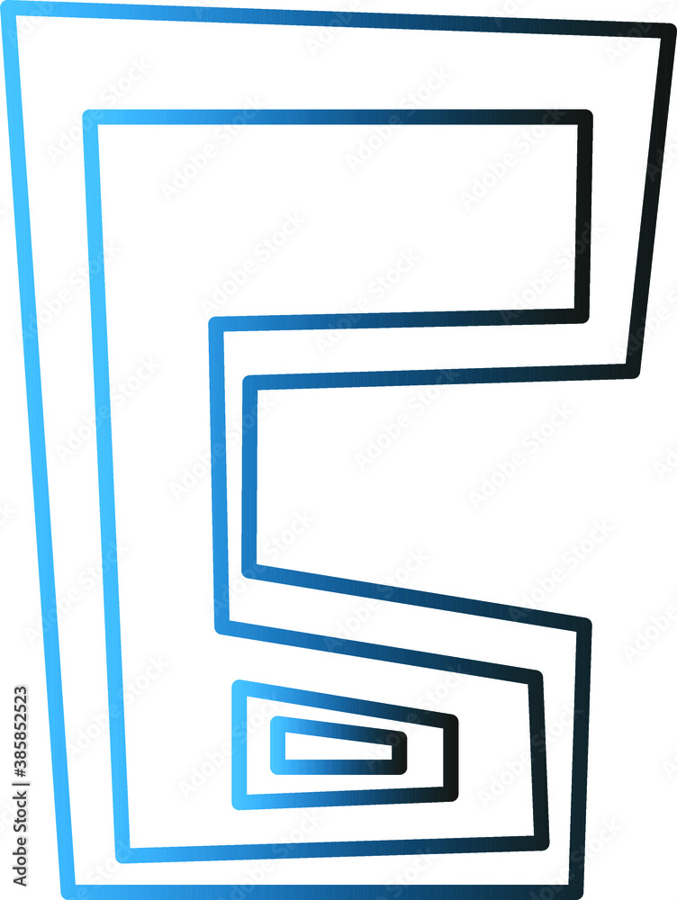 Turquoise arabic numeral 6 on white background Turquoise arabic numeral 6 on white background