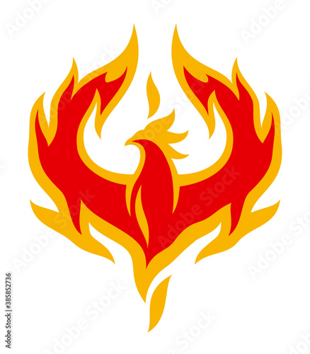 Firebird. Abstract illustration for your projects