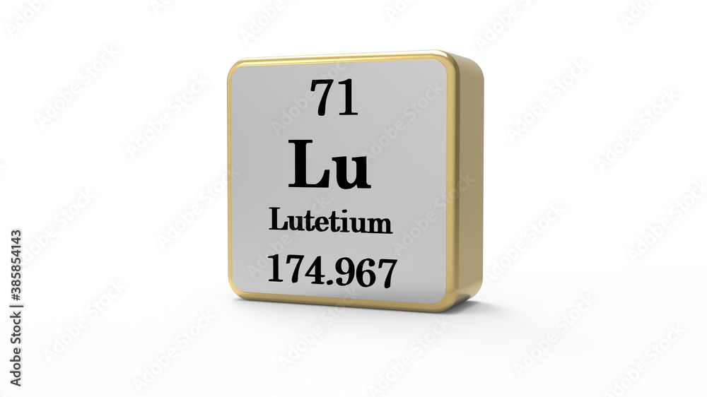 3d Lutetium Element Sign. Stock image. 3d Lutetium Element Sign. Stock image.
