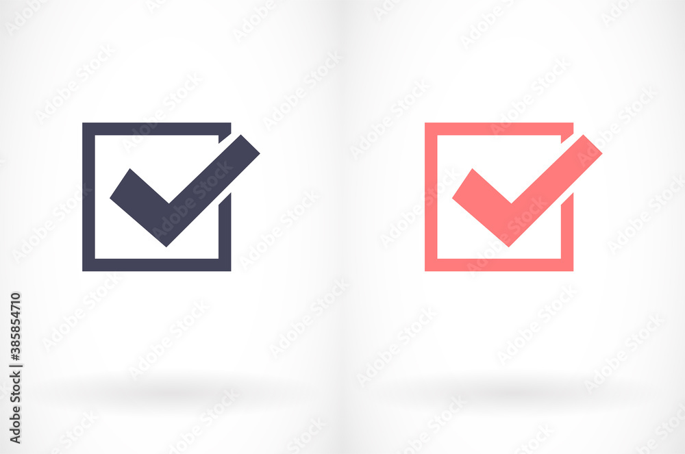 Check mark logo vector or icon. Tick symbol in green color illustration vector or icon. Accept okay symbol for approvement vector or icon or checklist design vector or icon. Check mark logo vector or icon. Tick symbol in green color illustration vector or icon. Accept okay symbol for approvement vector or icon or checklist design vector or icon.