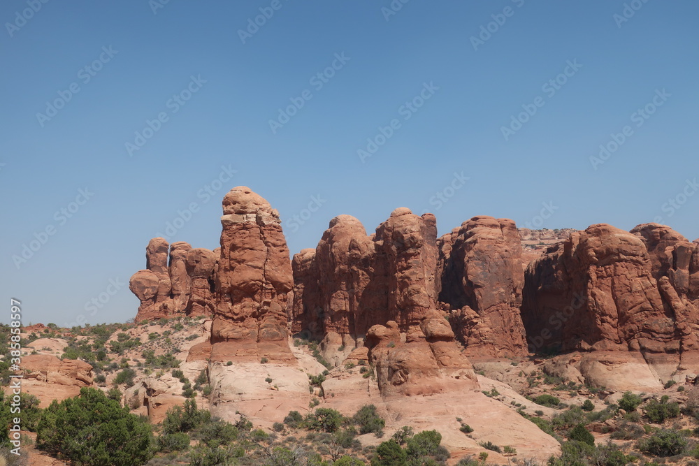 Rock formations in Utah