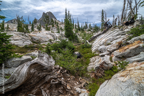 Sawtooth Wilderness in the Sawtooth Mountain Area, Idaho photo