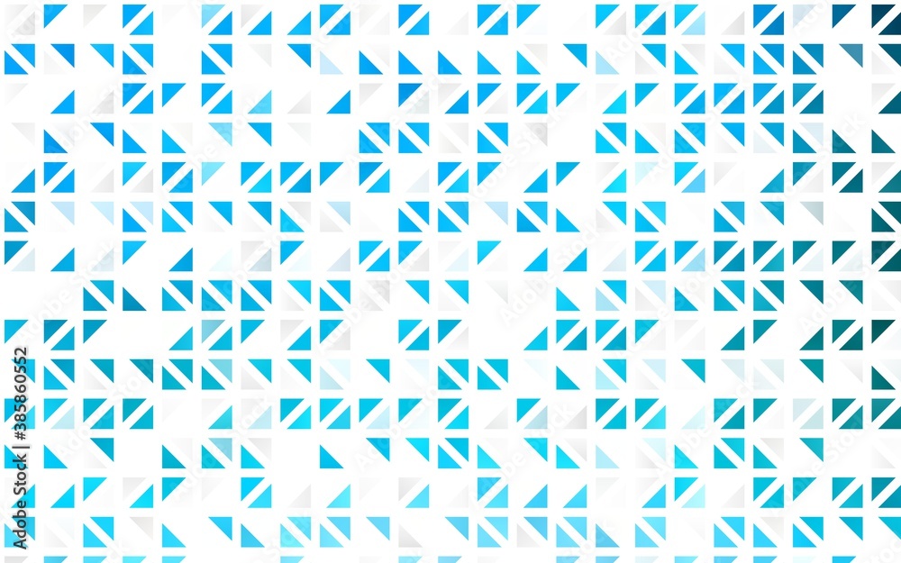 Light BLUE vector seamless background with triangles. Light BLUE vector seamless background with triangles.
