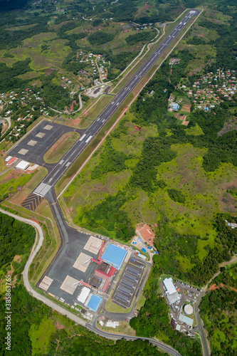 Palau International Airport Aerial View