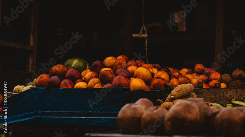 pumpkins on the fence